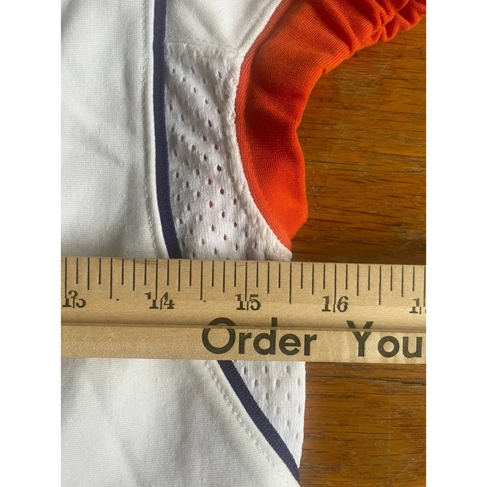 Nike Clemson Tigers Game Issue Football Jersey Size 40 Blank Line-Cut White